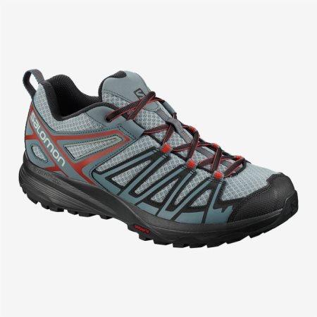 Salomon X CREST Mens Hiking Shoes Blue | Salomon South Africa